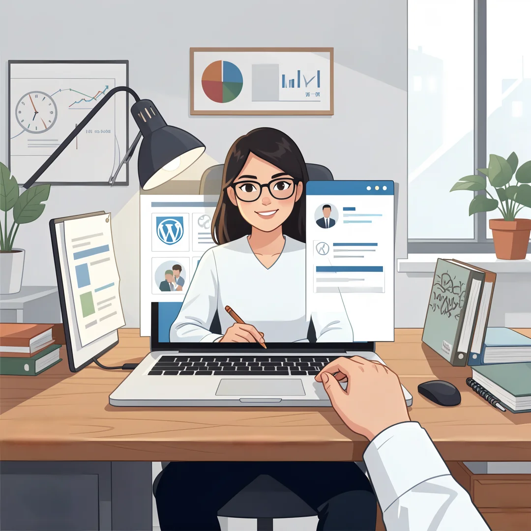 Step 2: Illustration for step: Assess your starting point related to How To Create WordPress Website, profes