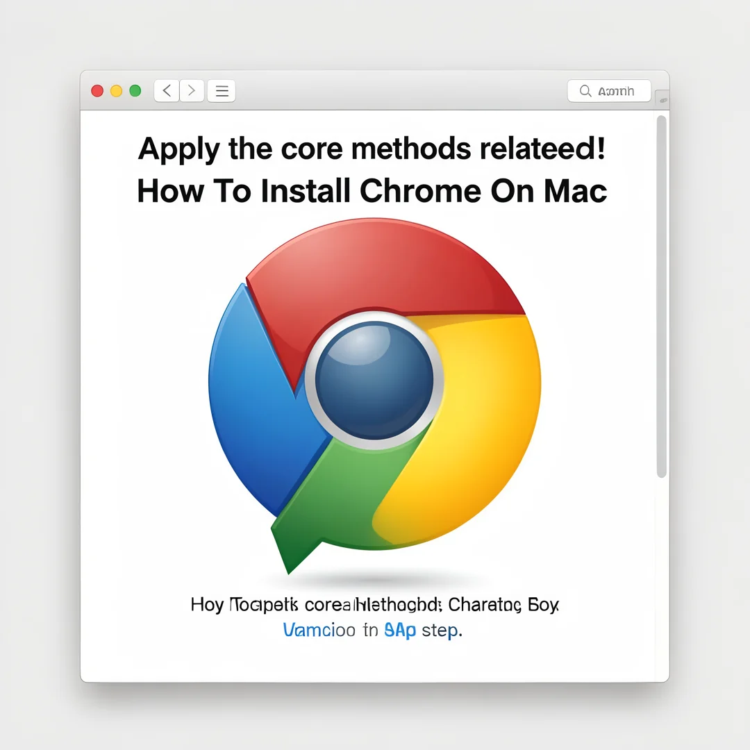 Step 5: Illustration for step: Apply the core methods related to How To Install Chrome On Mac, professional